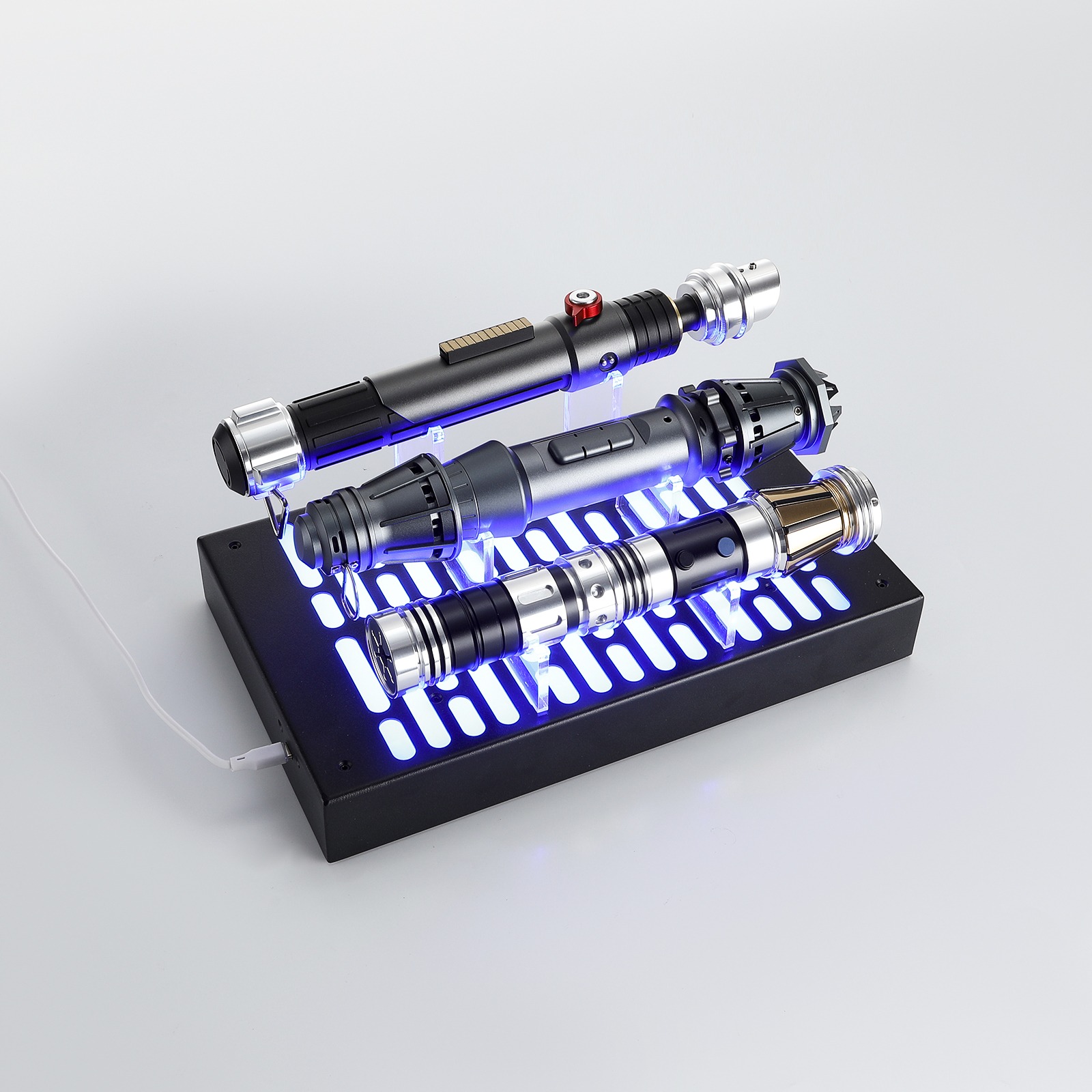 RGB Lightsaber Display Stand - Triple Tier