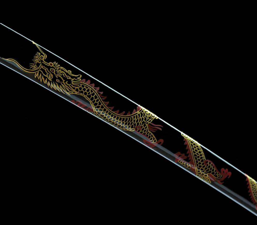 Obsidian Kin-Ryu | Hand Forged Gold Samurai Sword and Katana 4 Obsidian Kin-Ryu | Hand Forged Gold Samurai Sword and Katana - Image 4