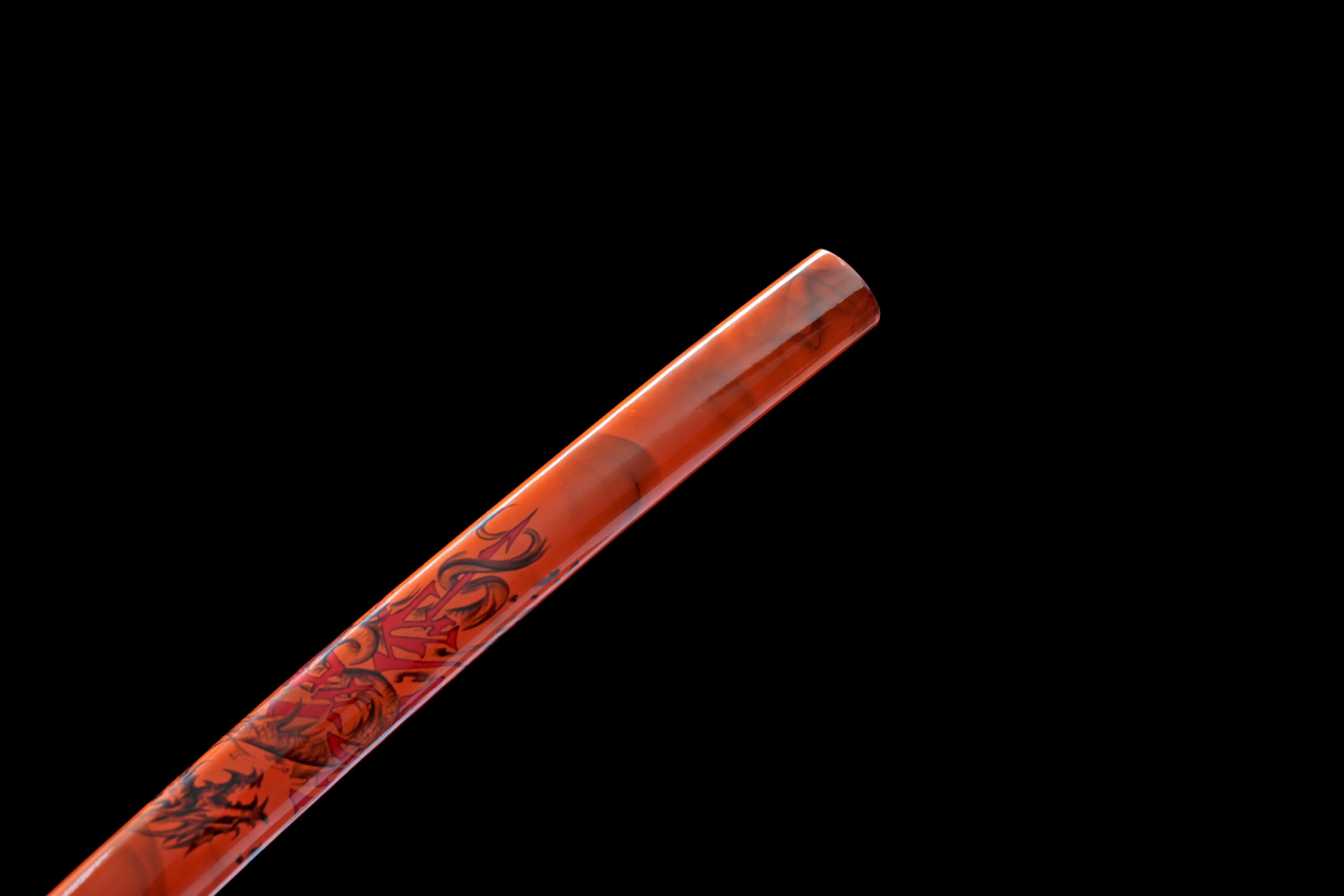 Ember Ryu Katana | Unsharpened Display Samurai Sword 4 Ember Ryu Katana | Unsharpened Display Samurai Sword - Image 4